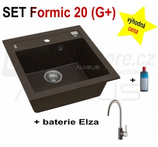 SET Alveus Formic 20 + Elza + čistič