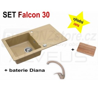 SET Alveus Falcon 30 + Diana + deska